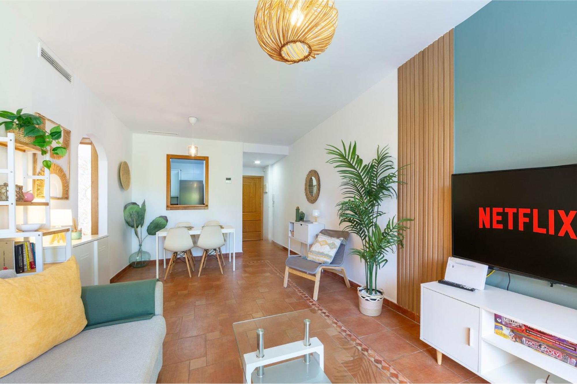 Jardin Privado # Netflix # Playa A 8Min # Wifi # Familia # Apartamento Vera Exterior foto